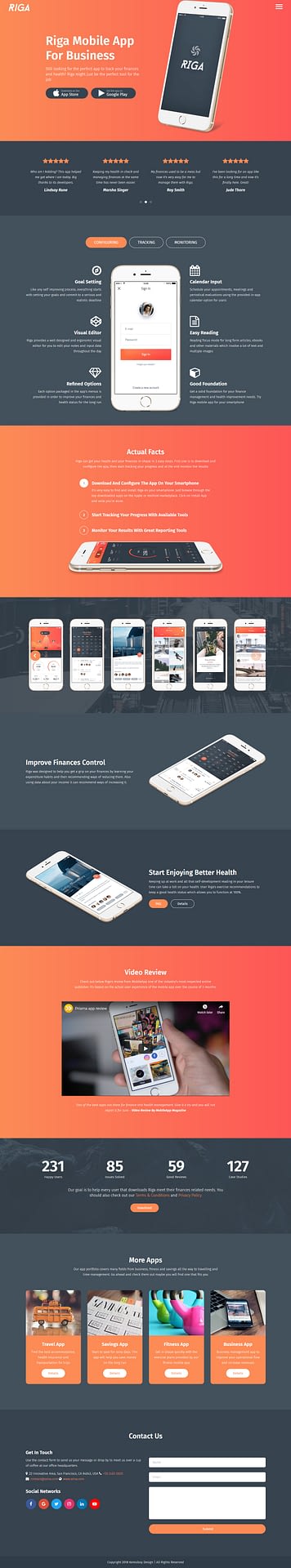10+ Best Premium Mobile App WordPress Themes riga best premium mobile app wordpress theme - 10+ Best Premium Mobile App WordPress Themes