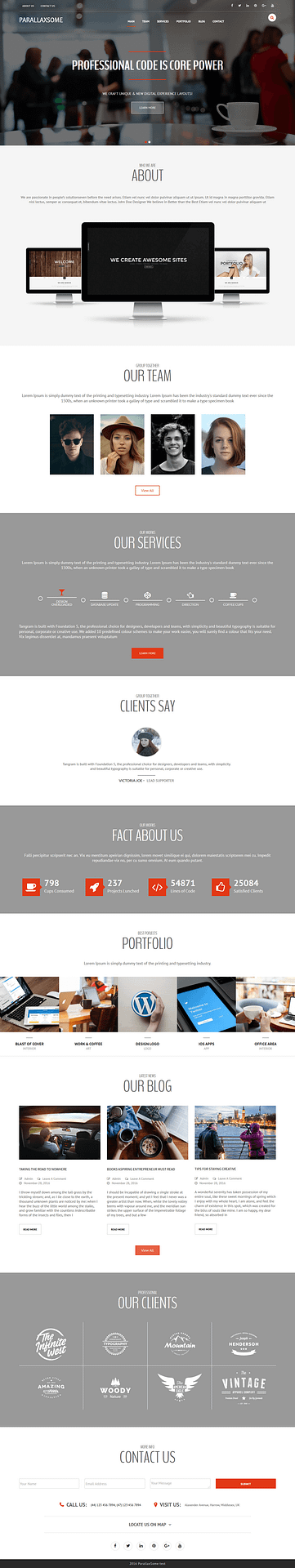10+ Best Free Parallax WordPress Themes and Templates parallaxsome best free parallax wordpress themes - 10+ Best Free Parallax WordPress Themes and Templates