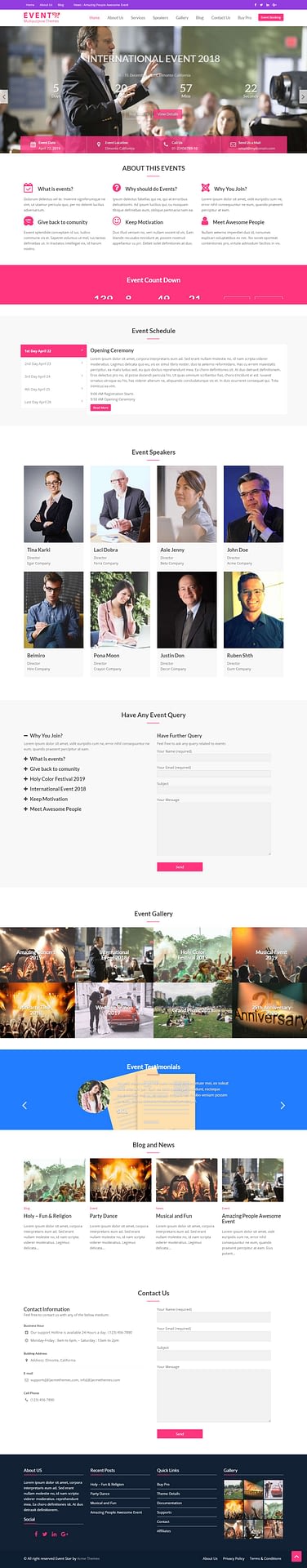 10+ Best Free Event WordPress Themes event star best free event wordpress theme - 10+ Best Free Event WordPress Themes