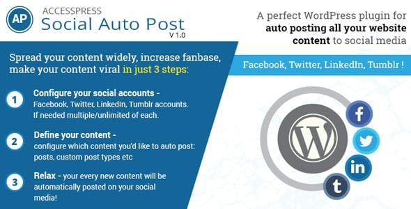 5+ Best WordPress Social Auto Post Plugins accesspress social auto post - 5+ Best WordPress Social Auto Post Plugins