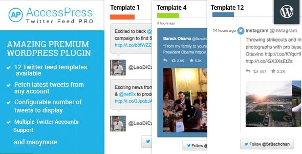 5+ Best WordPress Twitter Feed Plugins accesspress twitter feed pro - 5+ Best WordPress Twitter Feed Plugins