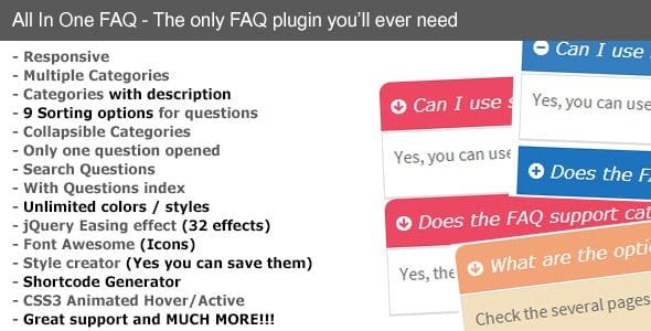 5+ Best WordPress FAQ Plugins 2019 all in one faq - 5+ Best WordPress FAQ Plugins 2019