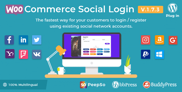 5+ Best WordPress Social Login Plugins 2019 (Facebook login, Twitter Login / Twitter Auth, G+ Login, LinkedIn, VKontakte, Instagram, Foursquare, WordPress, Buffer Login) wooCommerce social login - 5+ Best WordPress Social Login Plugins 2019 (Facebook login, Twitter Login / Twitter Auth, G+ Login, LinkedIn, VKontakte, Instagram, Foursquare, WordPress, Buffer Login)