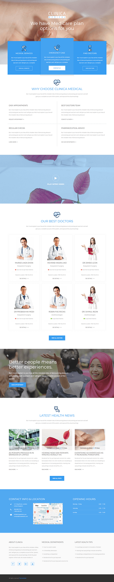 25+ Best Responsive WordPress Themes and Templates (Premium Collection) clinica best premium responsive wordpress theme - 25+ Best Responsive WordPress Themes and Templates (Premium Collection)