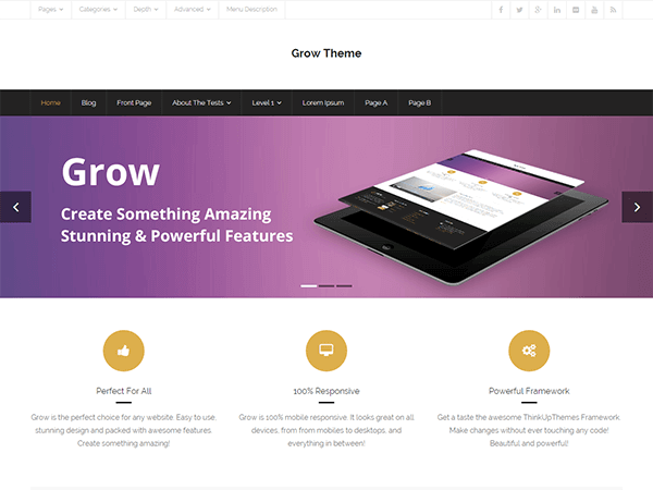 11+ Best Free WordPress Themes June 2016 - WPAll Club Grow - 11+ Best Free WordPress Themes June 2016 - WPAll Club