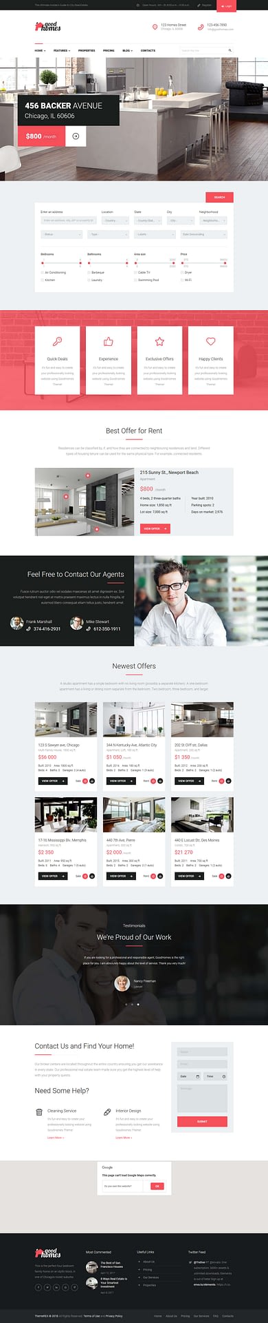 10+ Best Premium Home Rental and Property WordPress Themes good homes best premium home rental property wordpress theme - 10+ Best Premium Home Rental and Property WordPress Themes