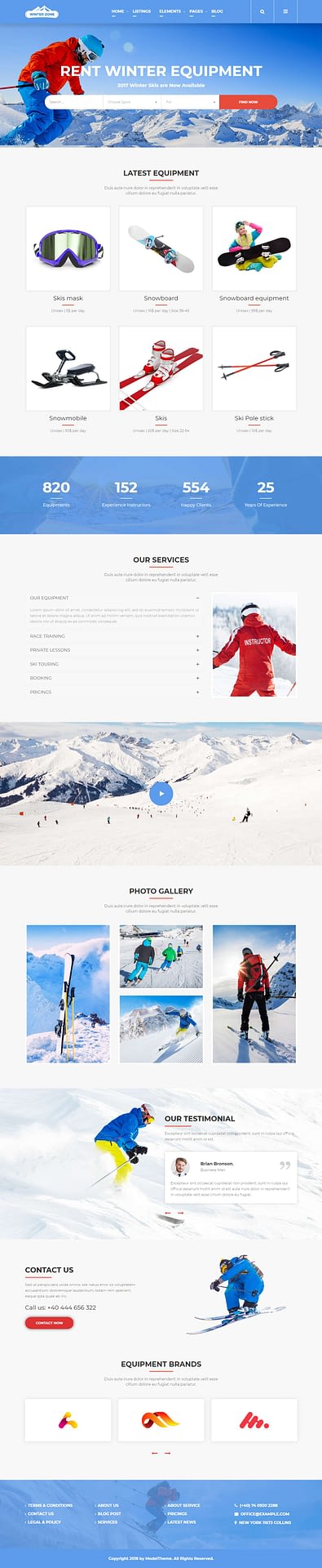 10+ Best Premium Sports WordPress Themes winter zone best premium sports wordpress theme 2 - 10+ Best Premium Sports WordPress Themes
