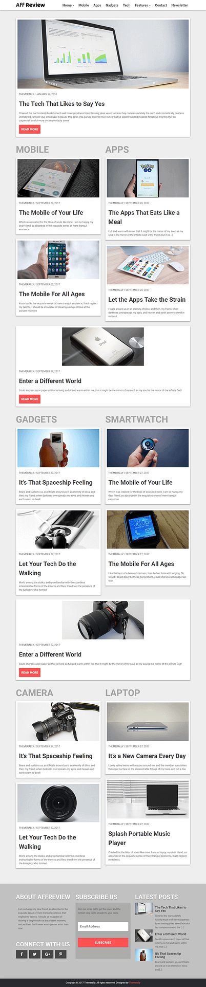 10+ Best Free Review WordPress Themes affreview best free review wordpress theme - 10+ Best Free Review WordPress Themes