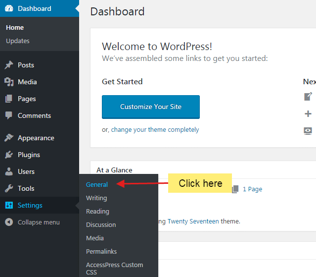 How to change the default date/time format of WordPress website step1 1 - How to change the default date/time format of WordPress website