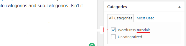 How to organize your WordPress posts into categories misstyped - How to organize your WordPress posts into categories