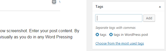 How to add tags to your WordPress post step 2 11 - How to add tags to your WordPress post