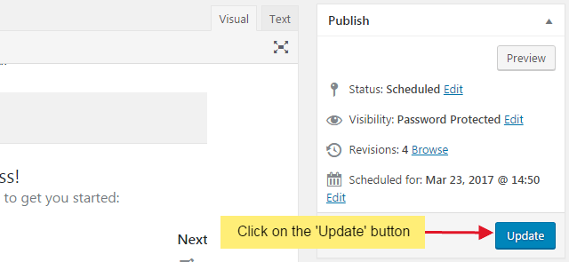 How to create your first WordPress post? pw step 3 - How to create your first WordPress post?