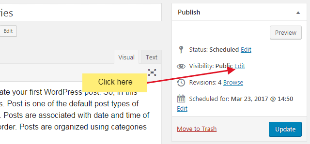 How to create your first WordPress post? pw step 1 - How to create your first WordPress post?