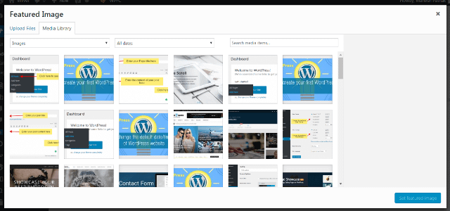 How to set the featured image in a page or post? step 4 - How to set the featured image in a page or post?