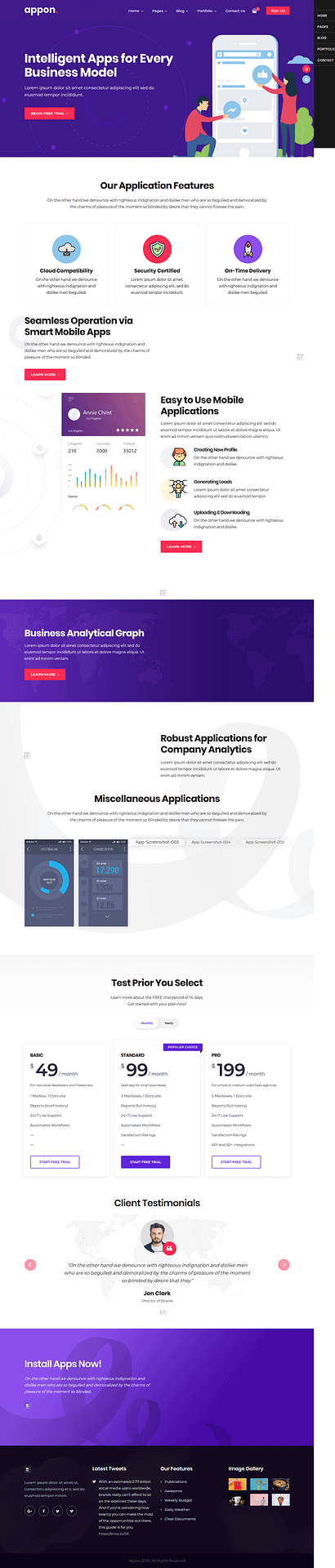 10+ Best Premium Mobile App WordPress Themes appon best premium mobile app wordpress theme - 10+ Best Premium Mobile App WordPress Themes