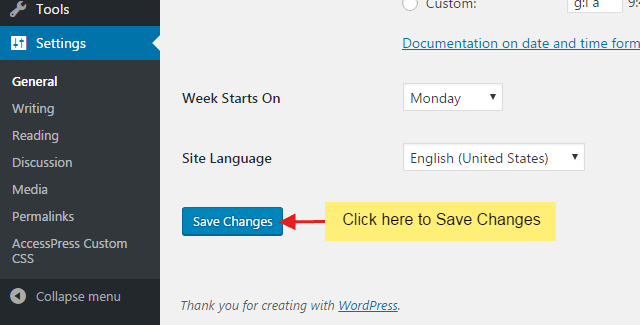 How to set the timezone of your WordPress website? step3 - How to set the timezone of your WordPress website?