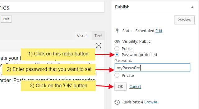 How to create your first WordPress post? pw step 2 e1490262696149 - How to create your first WordPress post?