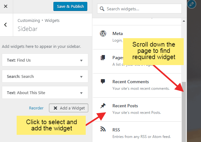 How to Add Widgets in WordPress website w4step5 1 - How to Add Widgets in WordPress website