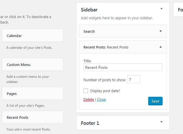How to Add Widgets in WordPress website w1step4 - How to Add Widgets in WordPress website