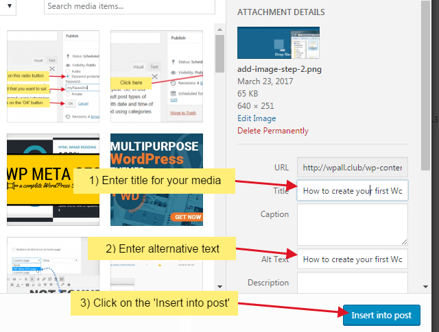 How to create your first WordPress post? add image step 3 - How to create your first WordPress post?
