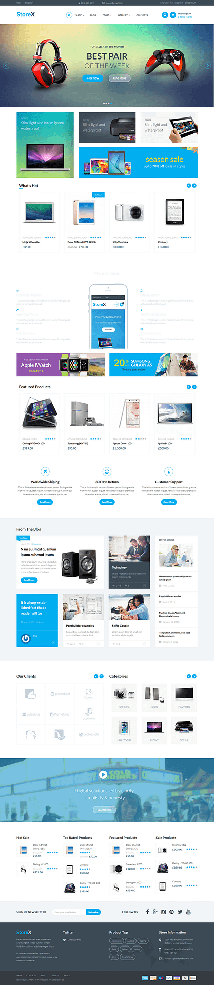 10+ Best Premium Drag and Drop WordPress Themes storex best premium drag drop wordpress theme - 10+ Best Premium Drag and Drop WordPress Themes