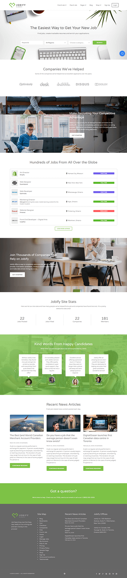 10+ Best Premium Job Board WordPress Themes jobify best premium job board wordpress theme - 10+ Best Premium Job Board WordPress Themes