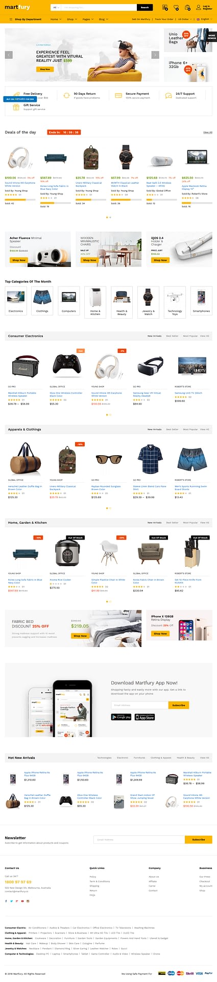 10+ Best Premium Marketplace WordPress Themes martfury best premium marketplace wordpress theme - 10+ Best Premium Marketplace WordPress Themes