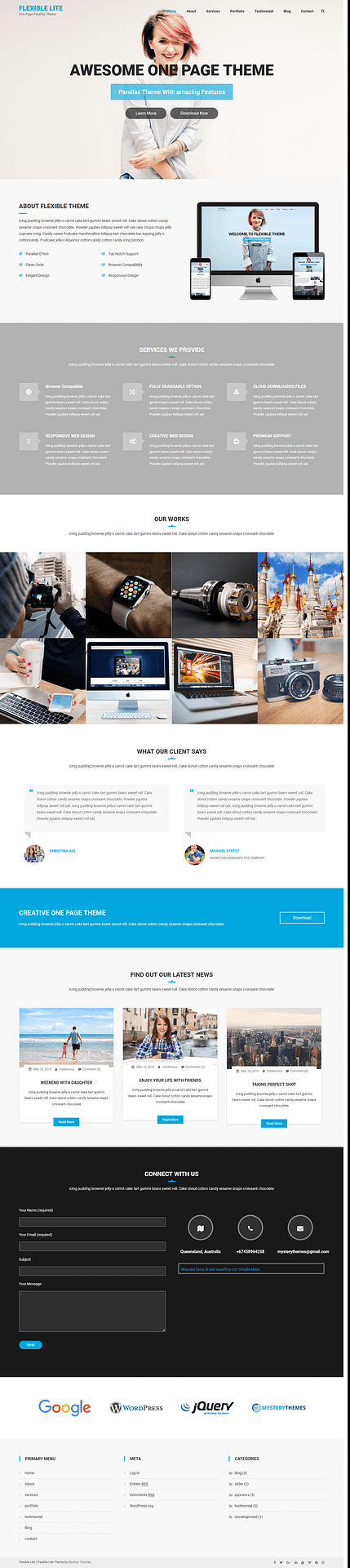 10+ Best Free Multipurpose WordPress Themes and Templates flexible lite free multipurpose wordpress theme - 10+ Best Free Multipurpose WordPress Themes and Templates