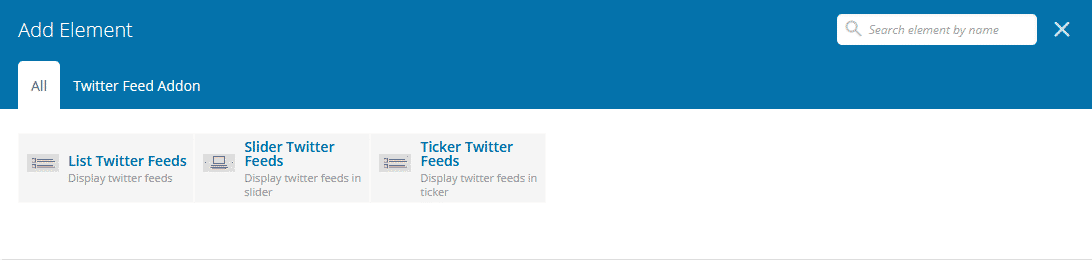 How to Showcase Twitter Feed for your WP Bakery powered WordPress website? twitter feed view 1024x244 - How to Showcase Twitter Feed for your WP Bakery powered WordPress website?