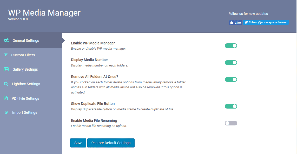 How to manage your WordPress media using WP Media Manager? (Step by Step Guide) general settings 1024x531 - How to manage your WordPress media using WP Media Manager? (Step by Step Guide)