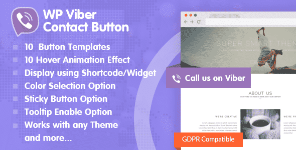 How to Add Viber Button on your WordPress website? wp viber button - How to Add Viber Button on your WordPress website?
