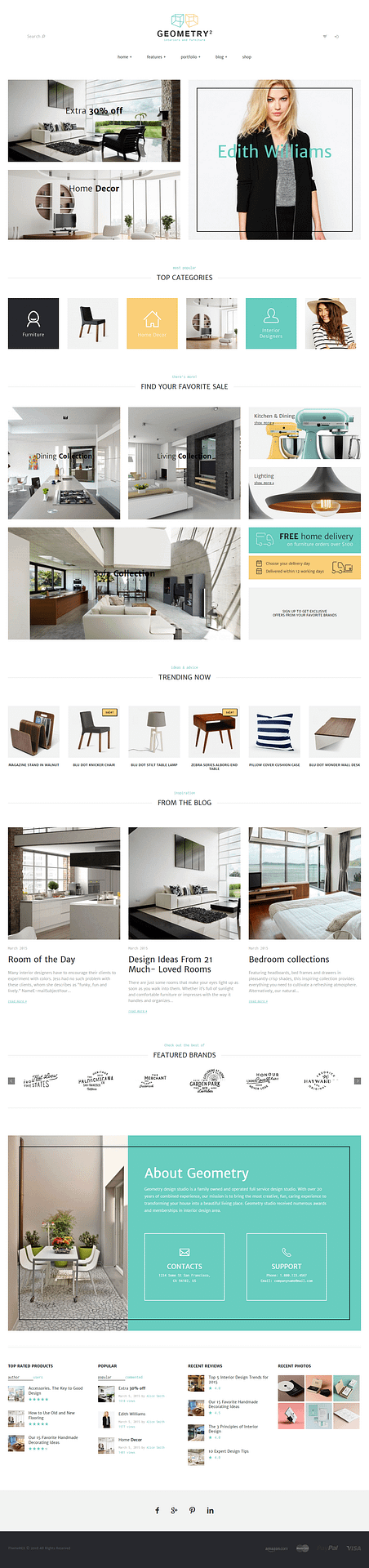 10+ Best Premium Interior Design WordPress Themes Geometry Best Premium Interior Design WordPress Theme - 10+ Best Premium Interior Design WordPress Themes