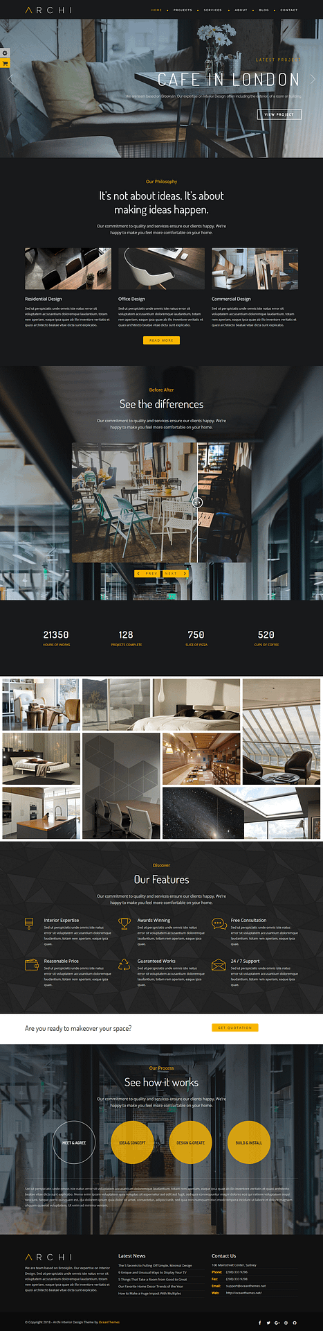 10+ Best Premium Interior Design WordPress Themes archi best premium interior design wordpress theme - 10+ Best Premium Interior Design WordPress Themes