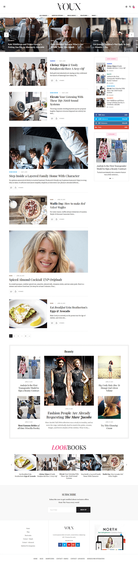 10+ Best Premium Review WordPress Themes the voux best premium review wordpress theme - 10+ Best Premium Review WordPress Themes