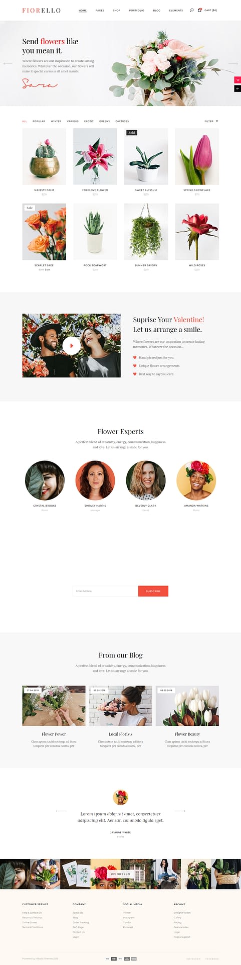 10+ Best Premium Florist and Floriculture WordPress Themes fiorello best premium florist floriculture wordpress theme - 10+ Best Premium Florist and Floriculture WordPress Themes