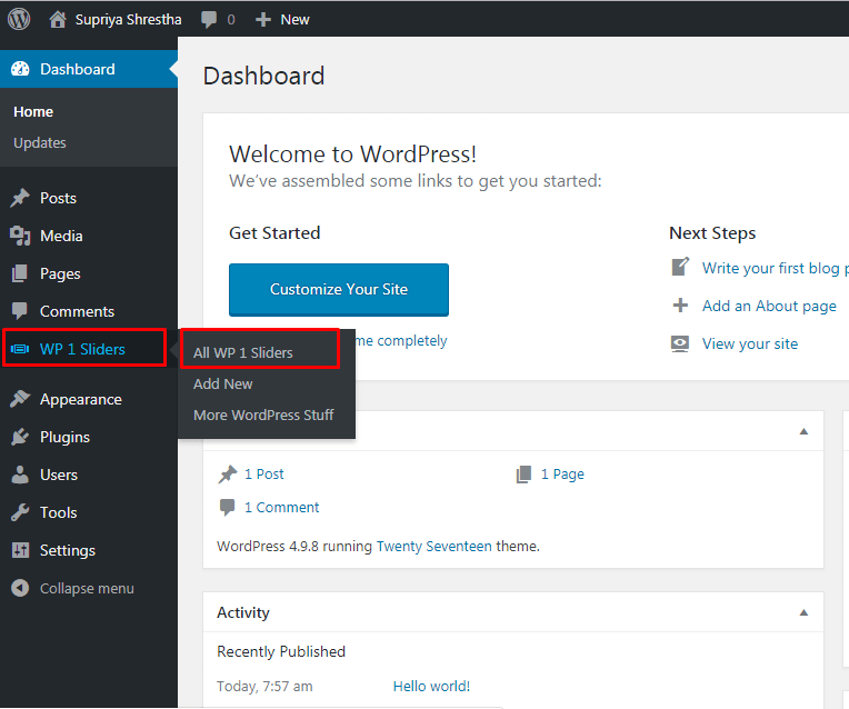 How to add a beautiful slider on your WP website using WP 1 Slider? Adding slider in WP using WP1 Slider.png 5.png - How to add a beautiful slider on your WP website using WP 1 Slider?