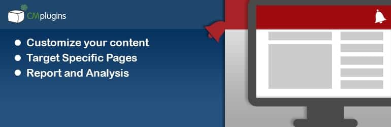 5+ Best Free WordPress Notification Bar Plugins cm notification bar best free wordpress notification bar plugins - 5+ Best Free WordPress Notification Bar Plugins