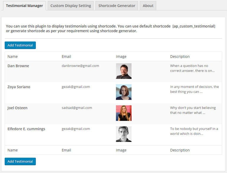 5+ Best Free WordPress Testimonial Plugins testimonial manager - 5+ Best Free WordPress Testimonial Plugins