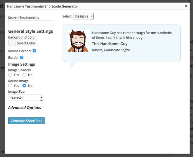 5+ Best Free WordPress Testimonial Plugins shortcode generator - 5+ Best Free WordPress Testimonial Plugins
