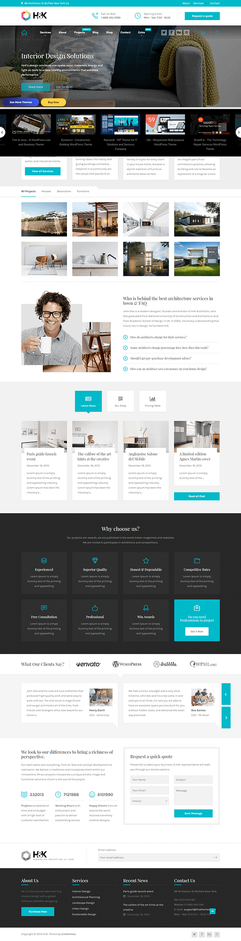 10+ Best Premium Architecture WordPress Themes hnk best premium architecture wordpress theme - 10+ Best Premium Architecture WordPress Themes