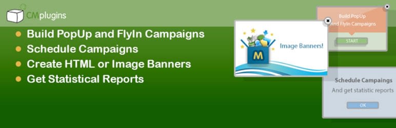 Top 10 Best Free Popup WordPress Plugins cm pop up banners free wordpress popup plugins 1 - Top 10 Best Free Popup WordPress Plugins