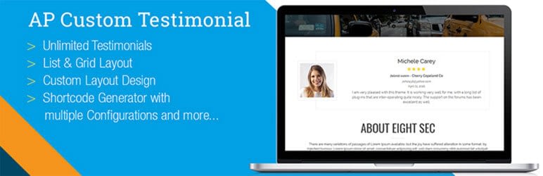 How to Add Testimonials on WordPress Website? (Step by Step Guide) ap custom testimonial free wordpress testimonial plugins - How to Add Testimonials on WordPress Website? (Step by Step Guide)