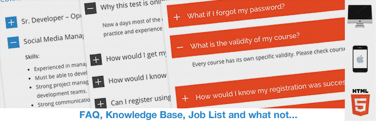 Top 10 Best Free FAQ Plugins for WordPress html5 responsive faq - Top 10 Best Free FAQ Plugins for WordPress