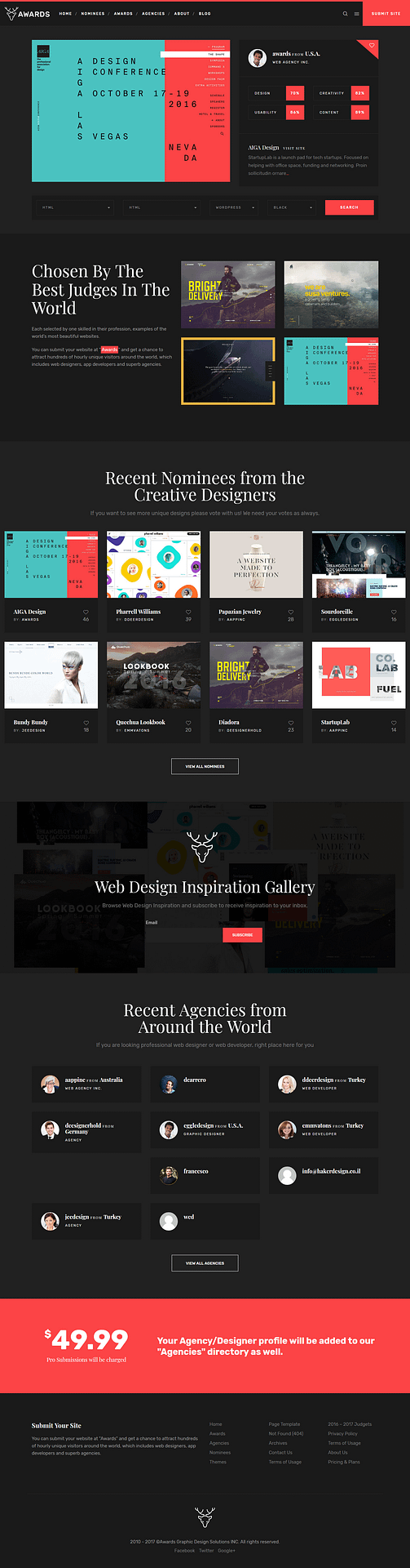 10+ Best Premium Gallery WordPress Themes awards best premium gallery wordpress theme - 10+ Best Premium Gallery WordPress Themes