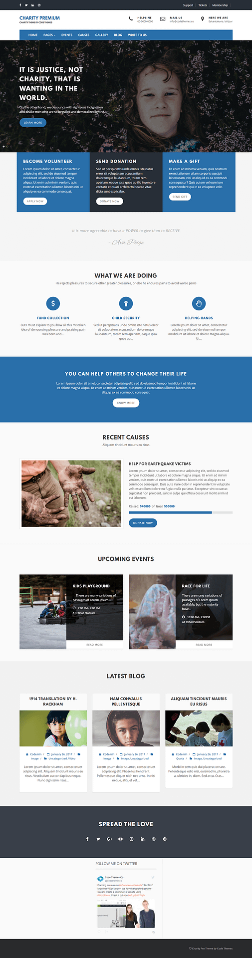 10+ Best Free Review WordPress Themes charity review best free review wordpress theme - 10+ Best Free Review WordPress Themes