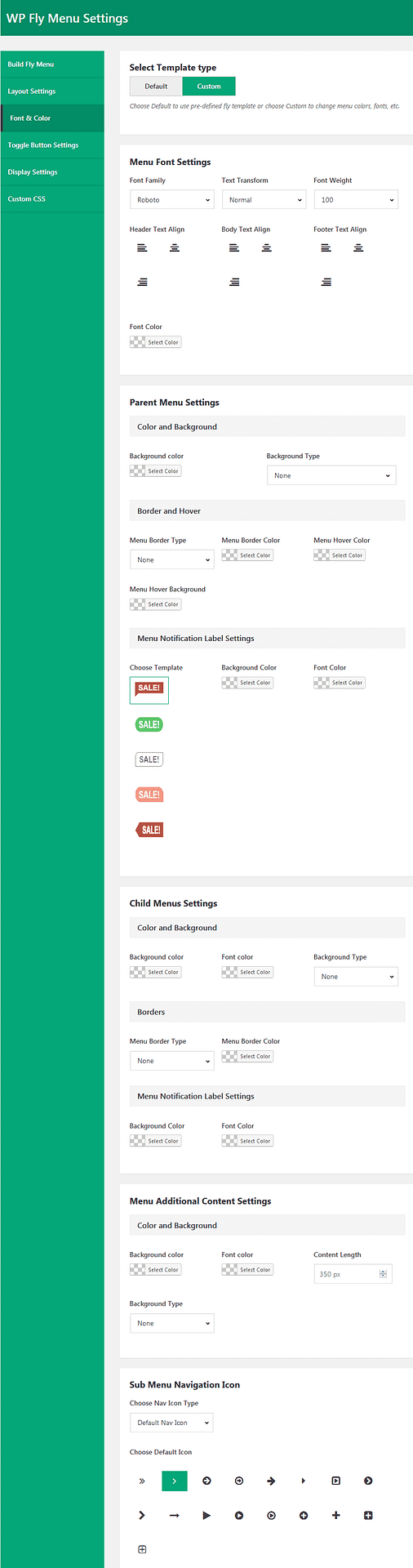 How to add Off-Canvas Navigation Menu on WordPress website? (Step By Step Guide) font and color - How to add Off-Canvas Navigation Menu on WordPress website? (Step By Step Guide)