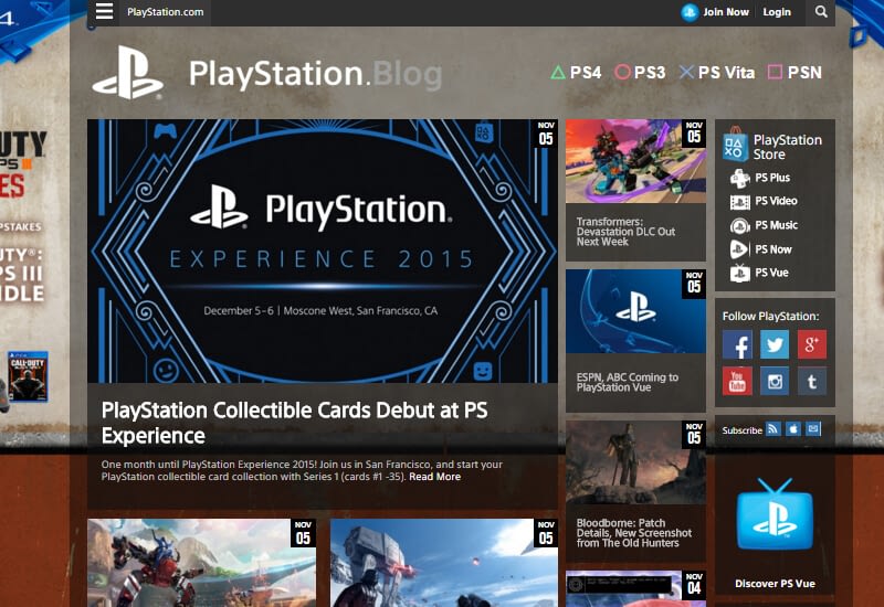 47 Famous Websites Using WordPress As Their CMS PlayStation USA - 47 Famous Websites Using WordPress As Their CMS