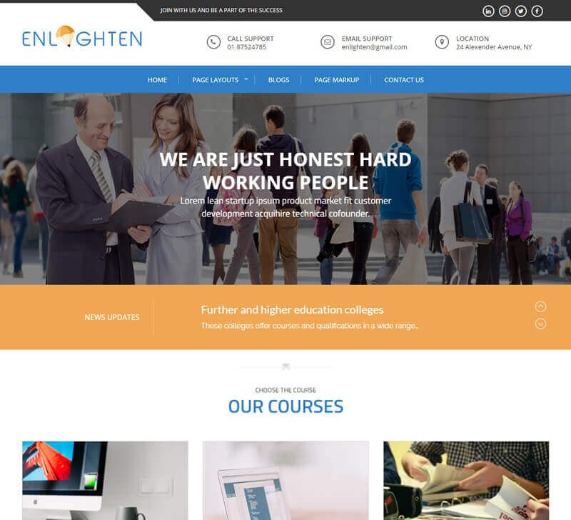 50+ Best Free Responsive WordPress Themes 2019 enlighten - 50+ Best Free Responsive WordPress Themes 2019