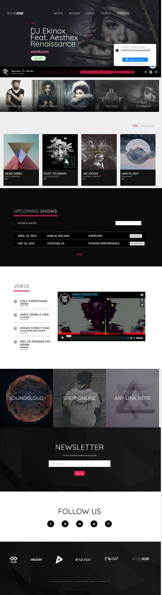 10+ Best Video and Music WordPress Themes (Premium Version) soundrise best premium video music wordpress theme - 10+ Best Video and Music WordPress Themes (Premium Version)