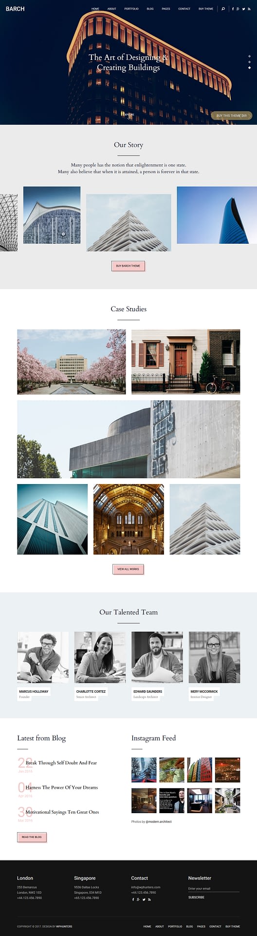 10+ Best Premium Architecture WordPress Themes barch best premium architecture wordpress theme - 10+ Best Premium Architecture WordPress Themes